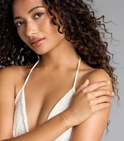 Decadent Beauty Dainty Hand Chain Bracelet