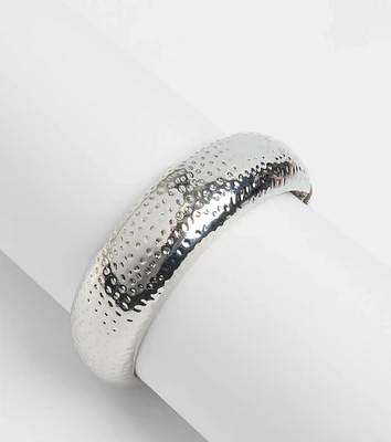 Confident Aura Statement Bangle Bracelet