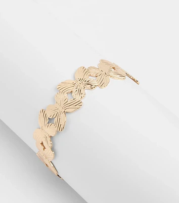 Cute Glam Butterfly Bangle Bracelet