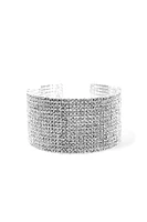 Rhinestone Statement Wide Cuff
