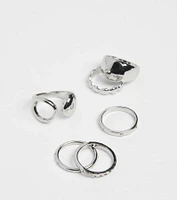 She's Bold Five Pack Ring Set