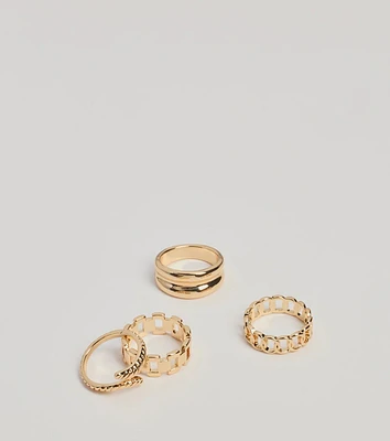 Trendy Textures Multi-Ring Pack