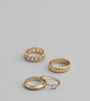 Infinite Glow Four-Pack Ring Set
