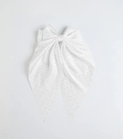 Glitzy Chic Large Rhinestone Bow