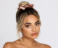 Pretty In Pastel Satin Scrunchy 5 Pack