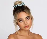 Pretty In Pastel Satin Scrunchy 5 Pack