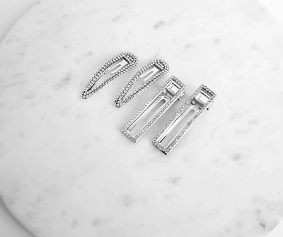 Shine On Rhinestone Clips 4 Pack