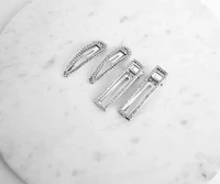 Shine On Rhinestone Clips 4 Pack