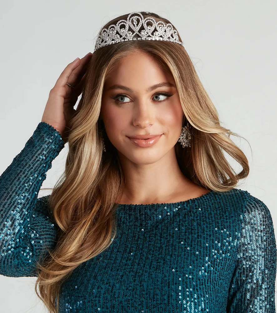 Love For Glamour Rhinestone Tiara