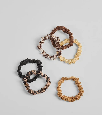 Stylish Tresses Satin Scrunchie Multipack