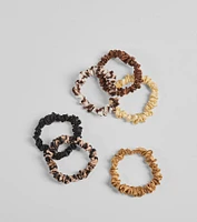 Stylish Tresses Satin Scrunchie Multipack