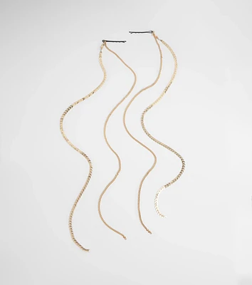 Chic Trend Chain Hair Pin Set