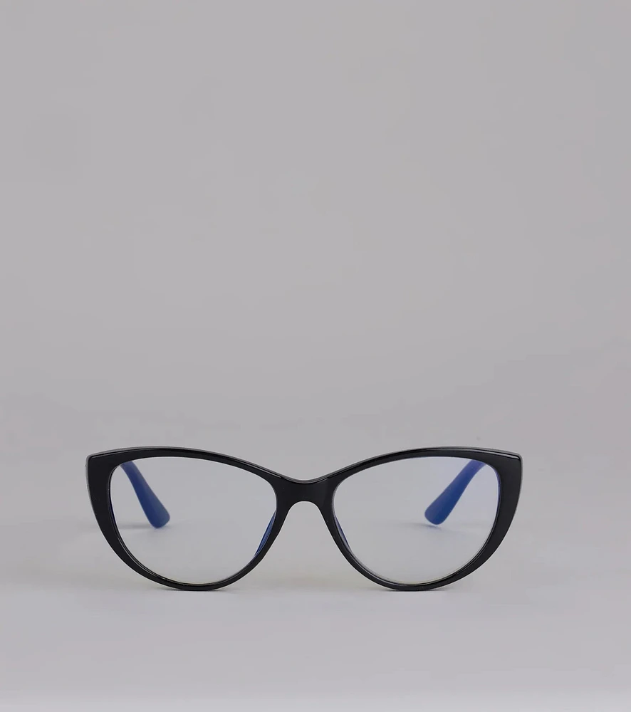 Chic Specs Cat-Eye Blue Light Glasses