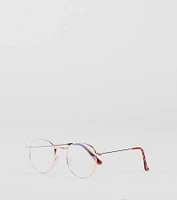 Busy Bee Blue Light Round Glasses