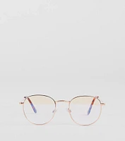 Busy Bee Blue Light Round Glasses