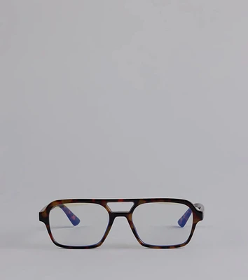 Smarty Chic Aviator Blue Light Glasses