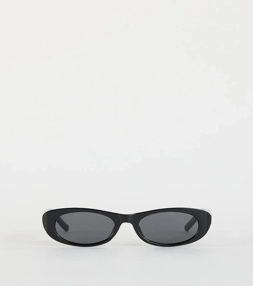 Full Schedule Sleek Oval Sunglasses