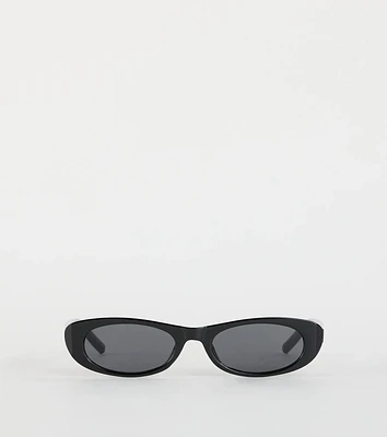 Full Schedule Sleek Oval Sunglasses