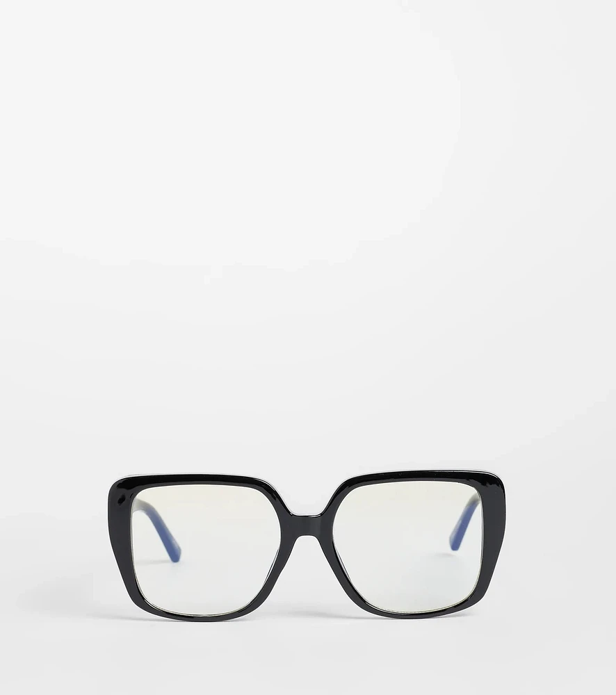 Chic Fave Oversized Blue Light Glasses