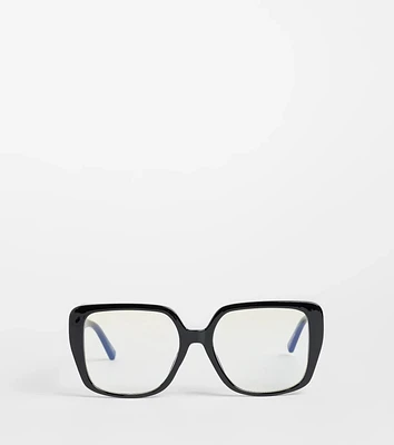 Chic Fave Oversized Blue Light Glasses