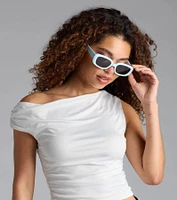 Meet Downtown Retro Square Sunglasses