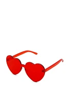 Rimless Heart Sunglasses
