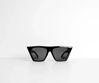 Chic Cat Eye Flat Top Sunglasses