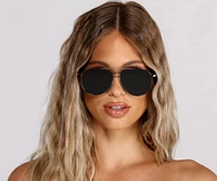 Deep Reflections Ombre Aviators