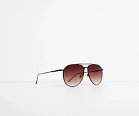 Deep Reflections Ombre Aviators
