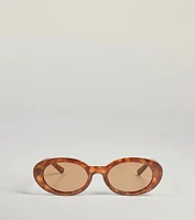 Golden Hour Tortoiseshell Oval Sunglasses