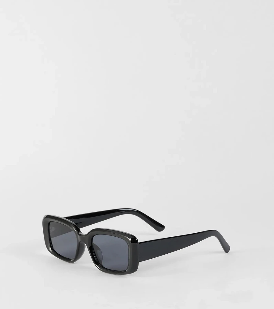 Retro Charm Square Sunglasses