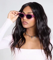 Always Down Oval Sunglasses