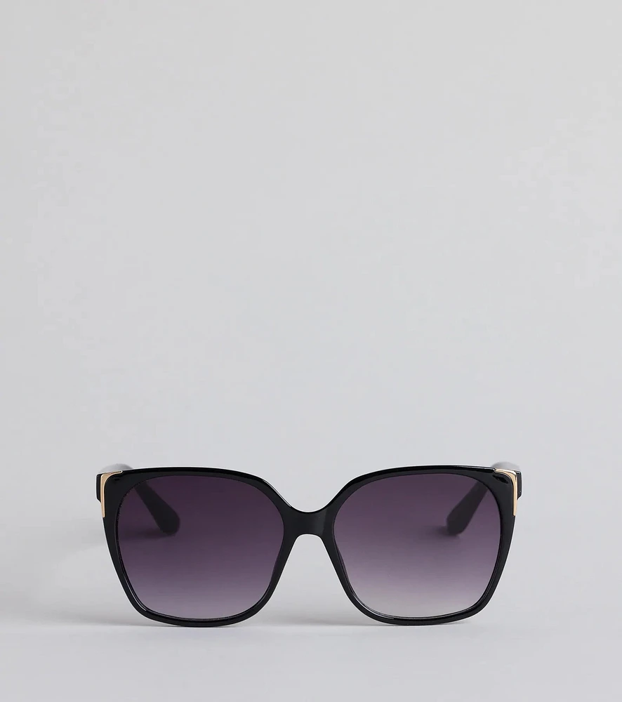 Livin' My Best Life Oversized Square Sunglasses