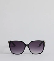 Livin' My Best Life Oversized Square Sunglasses