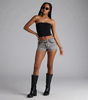 Sleek Fave Slinky Knit Bandeau Top