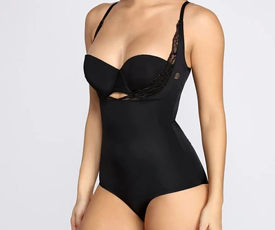 Lace Seamless Smoothing Bodysuit