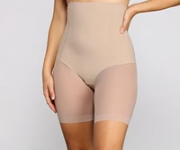 Mesh Shaper Biker Shorts
