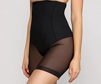 Mesh Shaper Biker Shorts
