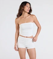 Relaxed Perfection Mid-Rise Pajama Shorts
