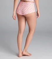 Zesty Cutie Orange Print Pajama Shorts