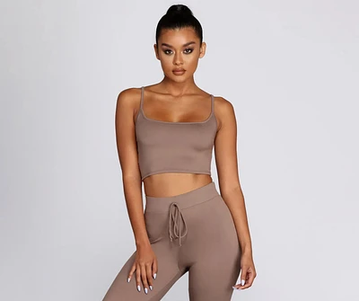 You're a Softy Lounge Crop Tee