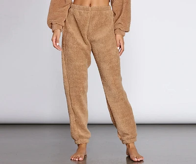 Cozier Than Ever Sherpa PJ Joggers