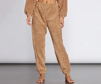 Cozier Than Ever Sherpa PJ Joggers