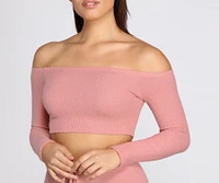 Slow Things Down Lounge Crop Top