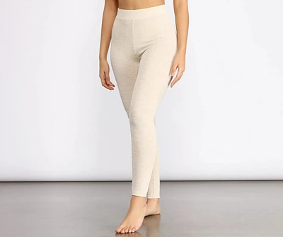 Sweet Dreams Ribbed Pajama Leggings