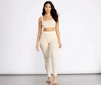 Sweet Dreams Ribbed Pajama Leggings
