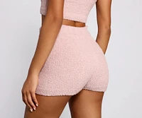 Cozy Chenille Pajama Shorts