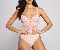 Lady Lace Caged Teddy