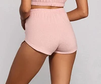 Keeping Knit Cute N' Cozy Pajama Shorts