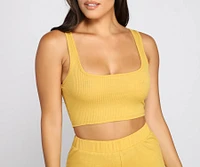 Chill Out Ribbed Pajama Tank